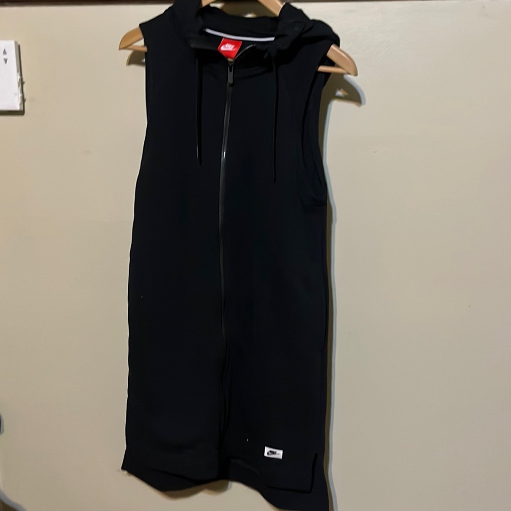 Vintage Nike Women’s Hooded (Knee Length) Vest/Sweater